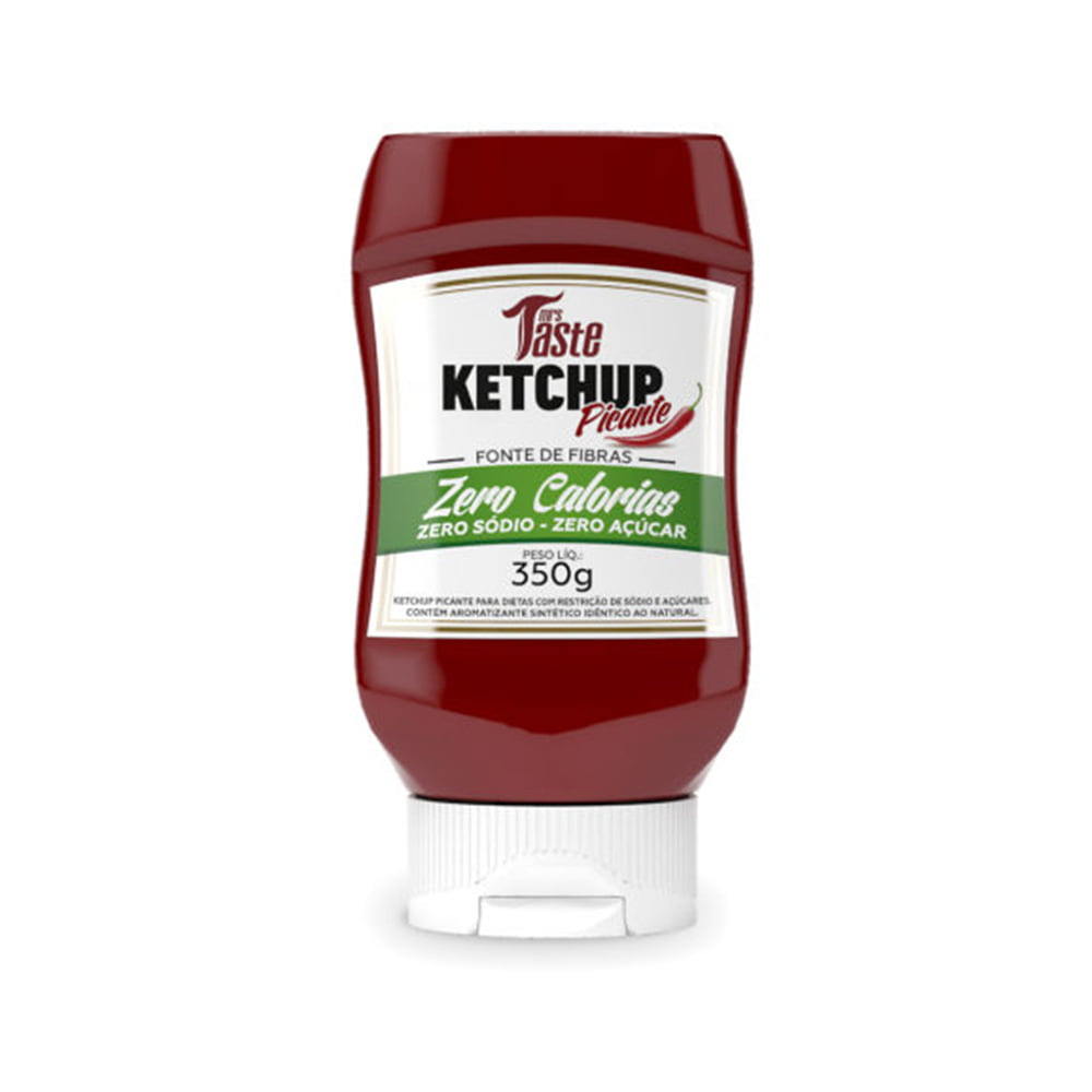 molho zero ketchup picante mrs taste