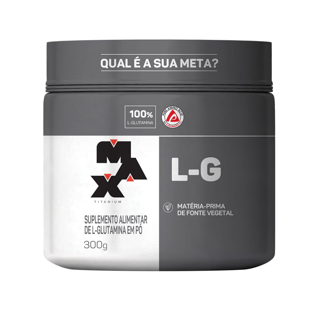 glutamina 300gr max titanium