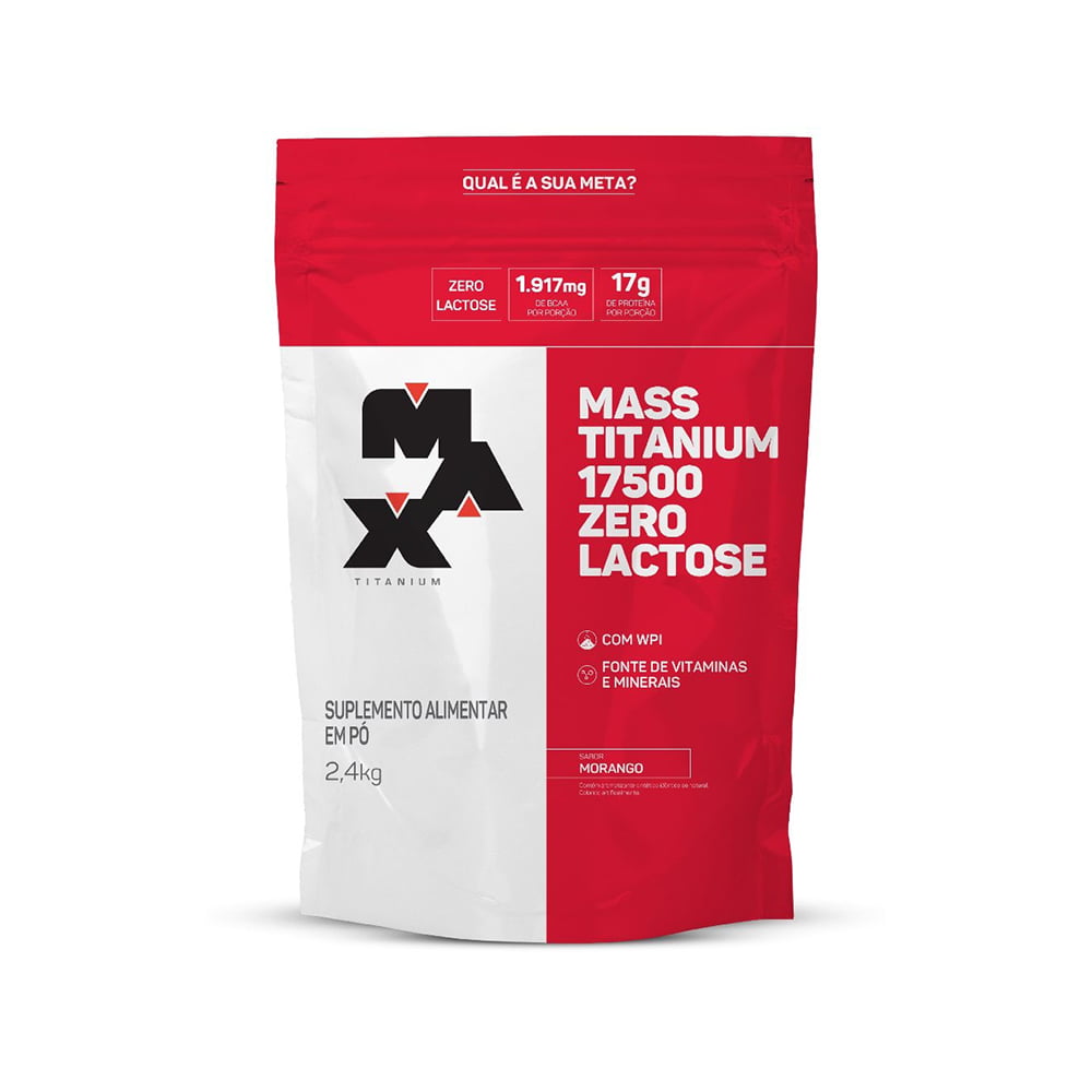 MASS 17500 ZERO LACTOSE 2,4KG MAX TITANIUM 