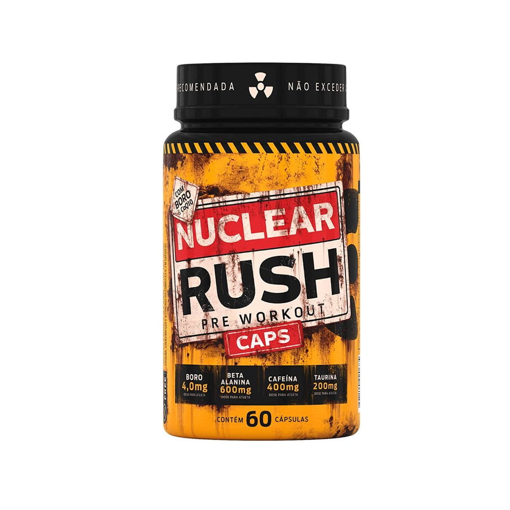 NUCLEAR RUSH 60 CAPSULAS BODY ACTION 