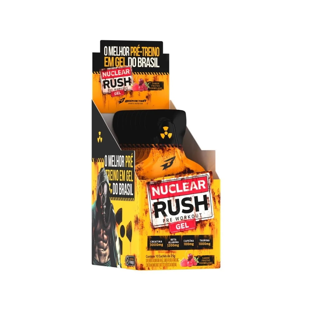 NUCLEAR RUSH GEL CX. 10UNID. BODY BODY ACTION 	