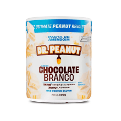 PASTA DE AMENDOIM C/ CHOCOLATE BRANCO 600GR DR PEANUT 	